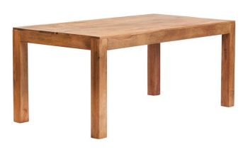 Toko Light Mango Large Dining Table - Solid Mango Wood - L90 x W180 x H76 cm