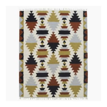 Rubin Rug - Wool/Cotton - L230 x W160 x H1 cm - Multicolour