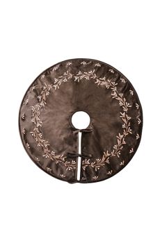 Mistletoe Tree Skirt - Velvet - L0.5 x W80 x H80 cm - Mocha