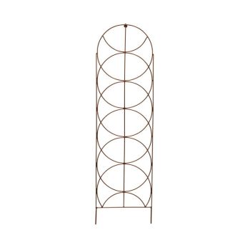 Outdoor Cylinder Trellis - Mild Steel - L2.5 x W36 x H125 cm - Bronze