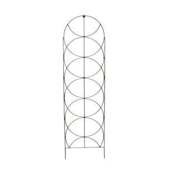 Outdoor Cylinder Trellis - Mild Steel - L2.5 x W36 x H125 cm - Zinc