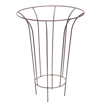 Outdoor Fluted Climber - Mild Steel - L40 x W40 x H55 cm - Bronze