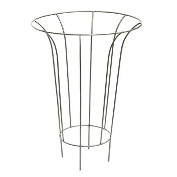 Outdoor Fluted Climber - Mild Steel - L40 x W40 x H55 cm - Zinc