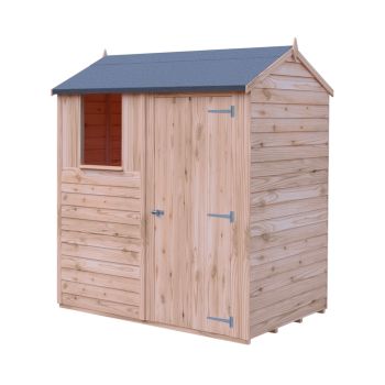 Overlap 6 x 4 Single Door Reverse Apex