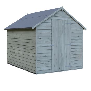 Overlap 8 x 6 Feet Pressure Treated Value Range Shed Single Door