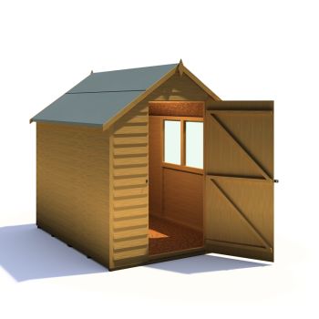 Overlap 7 x 5 Shed Single Door