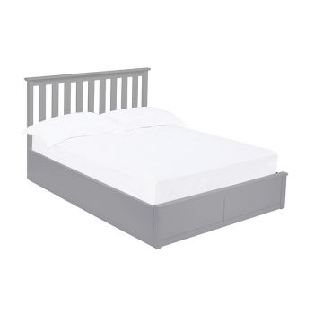 Oxford Kingsize Bed - Wood - L211.5 x W165 x H100.5 cm - Grey