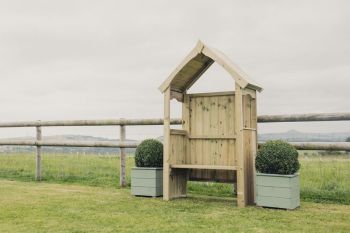 Poppy Arbour - Timber - L61 x W120 x H205 cm - Garden Furniture