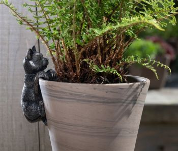 Cat Plant Pot Hanger - L11.5 x W5 x H5.5 cm