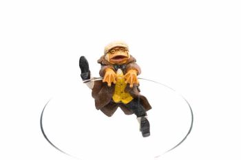 Full Colour Mr Toad Driving Pot Buddy - L10.9 x W7.9 x H5.7 cm