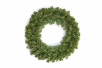 Bayberry Spruce 24" Wreath Artificial Plant, Christmas Decoration, Artificial Christmas Wreath