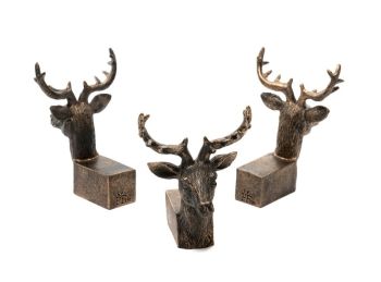 Stag Plant Pot Feet - Set of 3 - L4.5 x W5.5 x H7.5 cm