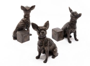 Chihuahua Plant Pot Feet - Set of 3 - L5 x W6 x H9.5 cm