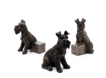 Schnauzer Plant Pot Feet - Set of 3 - L7 x W8 x H1 cm