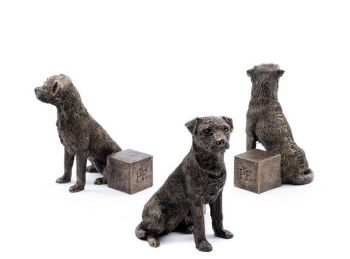 Border Terrier Plant Pot Feet - Set of 3 - L7.5 x W8.5 x H9 cm