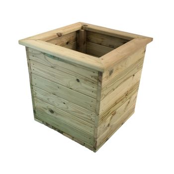 Multi Pack of 3 - Deluxe Square Planter - Timber - L47 x W47 x H46 cm - Fully Assembled