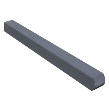 3ft 3in Painted grey post 4" (90x90mm) ONLY AVAILABLE WITH A PURCHASE OF 3 FENCE PANELS OF ROWLINSONS