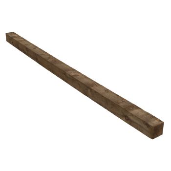 6ft Fence Posts 3" (75x75mm) Brown ONLY AVAILABLE WITH A PURCHASE OF 3 FENCE PANELS OF ROWLINSONS