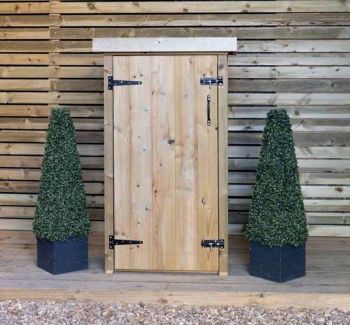 Pendle Parcel Store Large - Timber - L47 x W68 x H121 cm