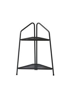 Modern Corner Plant Stand 2 Shelf