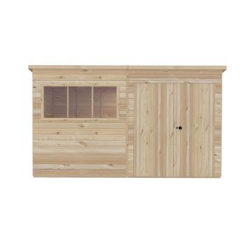 Ranger 12 x 6 Feet Double Door Shed - L179 x W359 x H213.9 cm