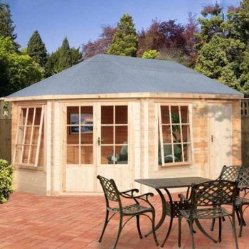 Rowney Corner Log Cabin 10 x 14 Feet