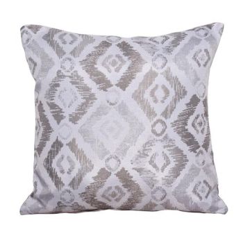Patterned Scatter Outdoor Cushion - Pack of 2 - Polyster - H10 x W45 x L45 cm - Grey