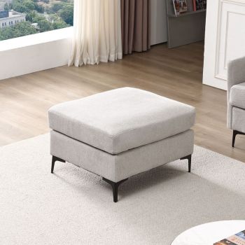 Ottoman for Boissiere Modular Sofa - L74 x W84 x H36 cm - Grey