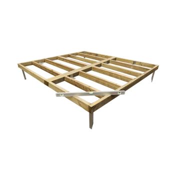 12 x 8 Feet Pressure Treated Wooden Base - Only available to order with garden building