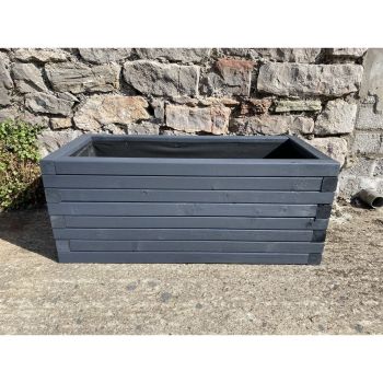 Norfolk Planter (Painted Wooden Planter - Choice of Colours Available) - L60 x W40 x H40 cm