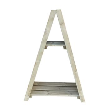 Small Triangular 2' 8" x 1' 4" Tongue & Groove Pressure Treated Log Store