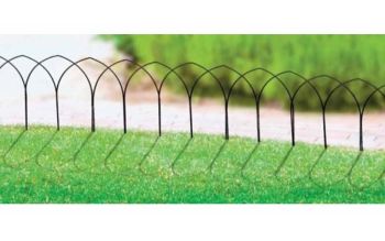 Gothic Lawn Edge (Pack of 25) - Steel - W50.8 x H59.7 cm - Bare Metal/Ready to Rust