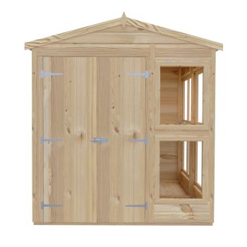 Sun Hut 6 x 8 Feet Potting Shed - L238 x W185.8 x H214.6 cm