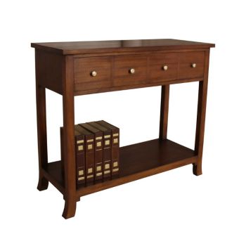 Orchard Console Table - Mahogany Wood - L40 x W95 x H80 cm