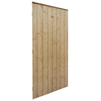 Tongue & Groove Square Top Gate - Wood - L4.5 x W90 x H181.5 cm