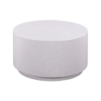 Terrazzo Light Speckled Coffee Table - Concrete - L69.8 x W69.8 x H40.1 cm - Grey