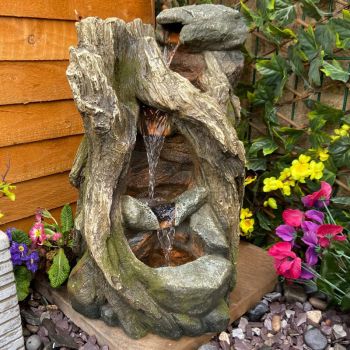 Smallwood Falls Main Powered - Garden Water Feature. Outdoor Garden Ornament