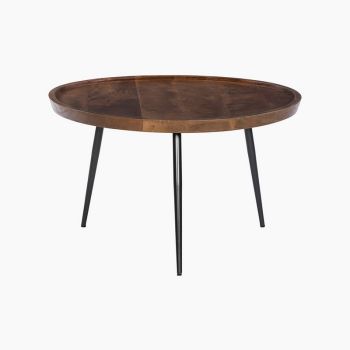 Wren Coffee Table - Mango Wood/Metal - L87 x W87 x H45 cm - Large
