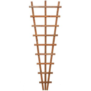 Heavy Duty Fan Trellis Dip Treated (Pack of 3) - L67 x W67 x H183 cm