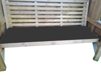 Waterproof Seat Pads - Triple Grey Cushion - Outdoor Cushion for Garden Furniture
