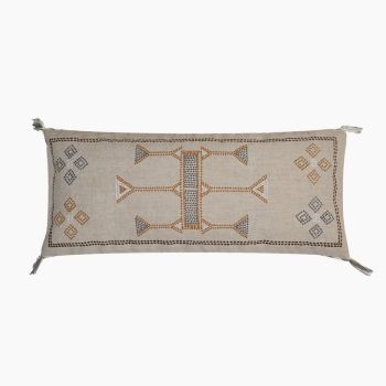 Axel Cushion - Feather Filler - L30 x W70 x H1 cm - Grey