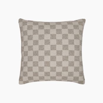 Erwin Cushion - Feather Filler - L50 x W50 x H1 cm - Beige/Ivory