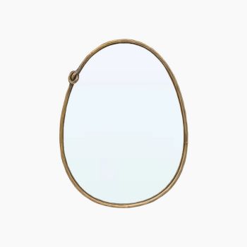 Elan Decorative Mirror Set - Iron - Gold