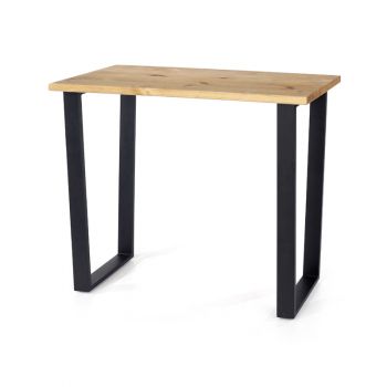 Texas Console Table with Black Metal Legs