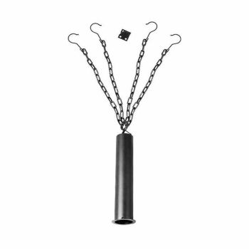 Parasol Heater Ceiling Mount - Steel - L6.5 x W6.5 x H19 cm - Black