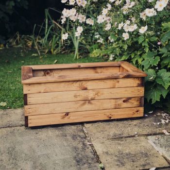 Multi Pack of 2 - Valley Trough Medium - Timber - L39 x W79 x H32 cm - Garden Planter - Fully Assembled