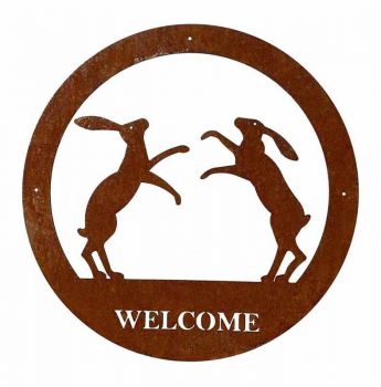 Boxing Hare Welcome - Small - 295Mm