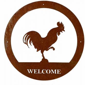 Cockerel Welcome - Small - 295Mm