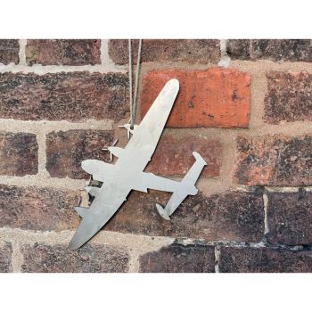 Hanging Lancaster Garden Art - Bare Metal/Ready to Rust - W20 x H20 cm