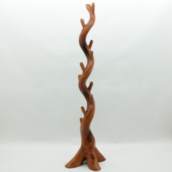 Single Tree Trunk Coat Rack - Wood - L40 x W40 x H185 cm